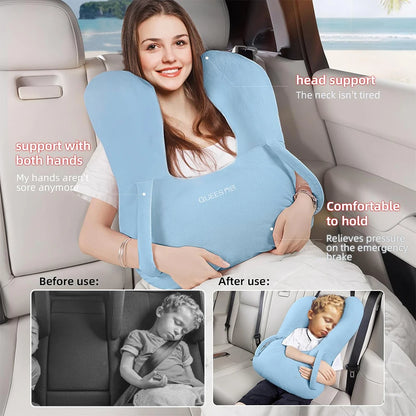 Car Pillow for Kids U-Shaped Car Seat Safety Neck Pillow