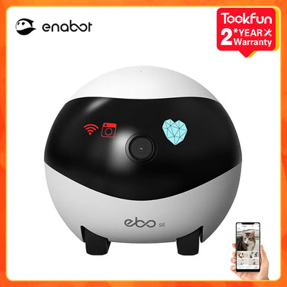 Enabot Pet Companion Robot Whole House Mobile Surveillance Camera