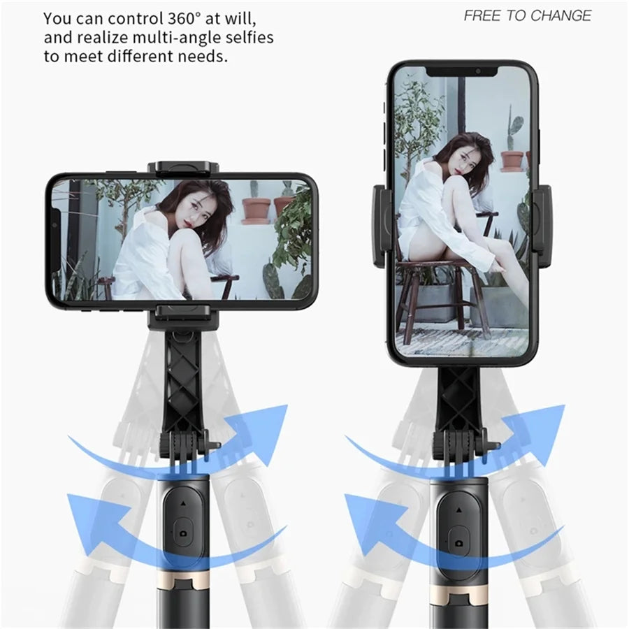 2025 Bluetooth Wireless Selfie Stick Tripod