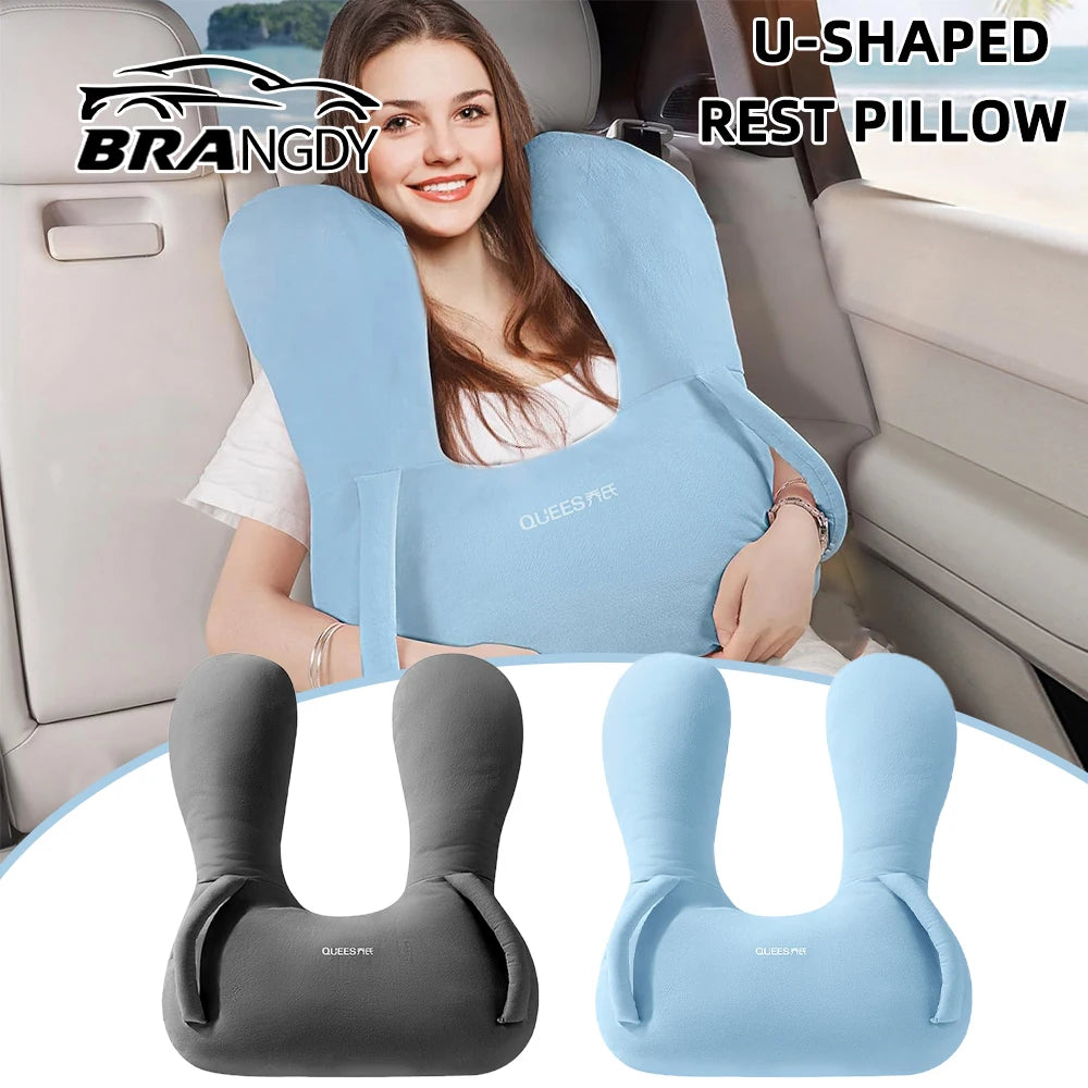 Car Pillow for Kids U-Shaped Car Seat Safety Neck Pillow