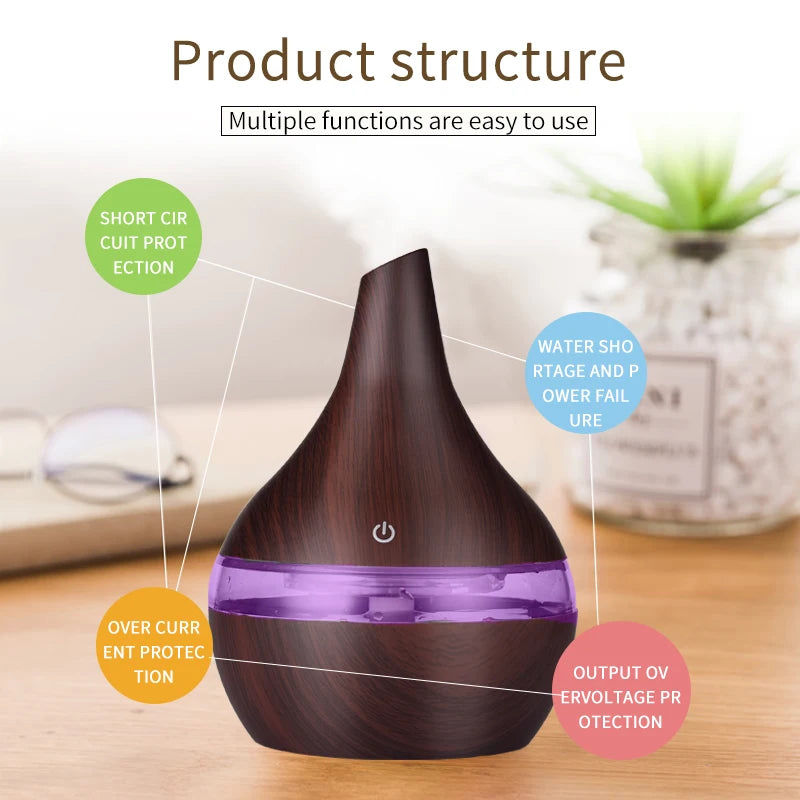 saengQ Humidifier Electric Aroma Air Diffuser