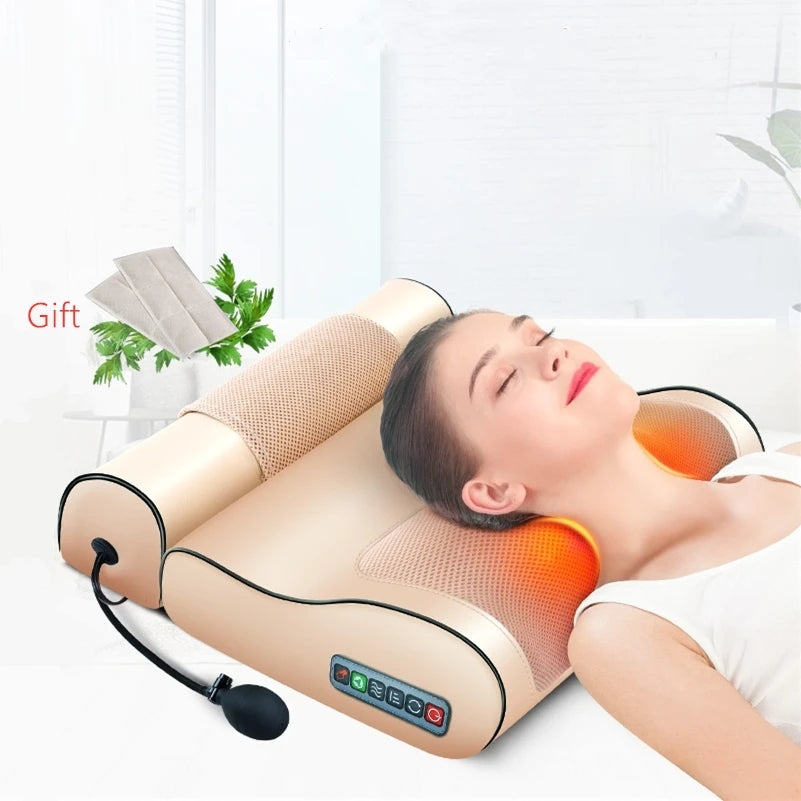 JinKaiRui Neck Massage Pillow Infrared Heating