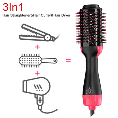 LISAPRO 3 IN 1 Hot Air Brush One-Step Hair Dryer And Volumizer