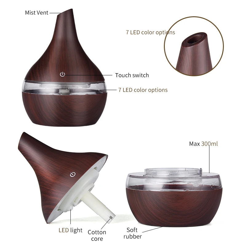 saengQ Humidifier Electric Aroma Air Diffuser