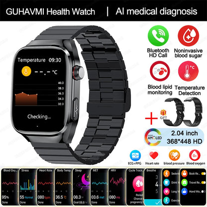 2024 New Uric Acid Blood Fat Smartwatch