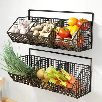 Wall Mounted Storage Rack Kitchen Shelf