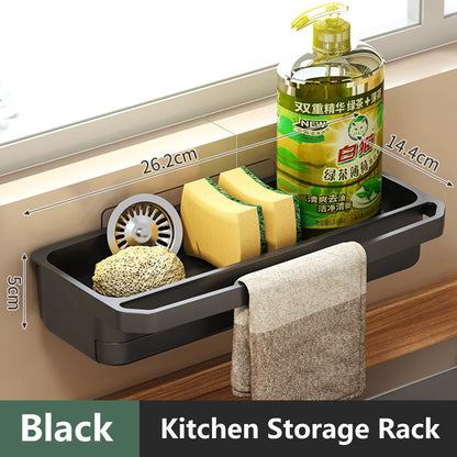 Kitchen Sink Organizer Drain Rack