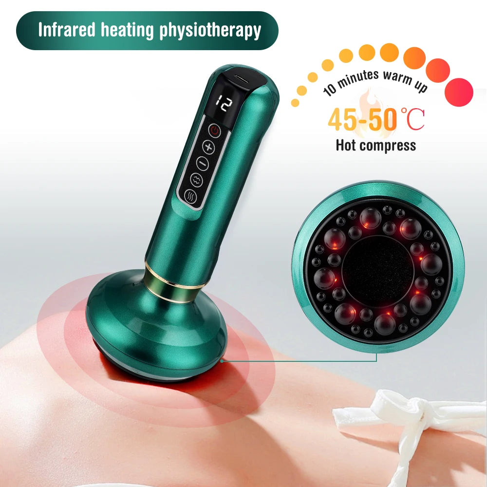 Electric Cupping Massager Vacuum Suction Cup GuaSha