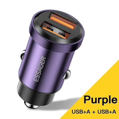 Essager 30W 5A QC PD 3.0 SCP USB Car Charger