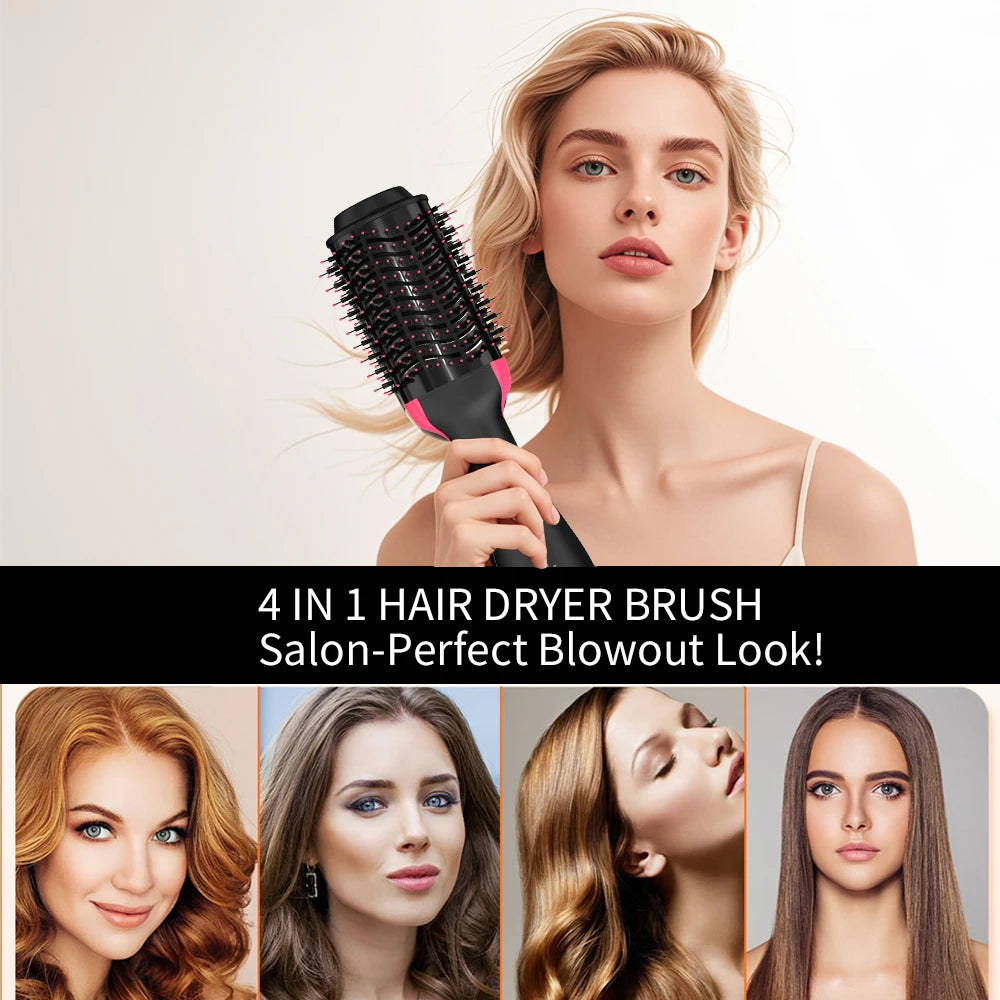 LISAPRO 3 IN 1 Hot Air Brush One-Step Hair Dryer And Volumizer