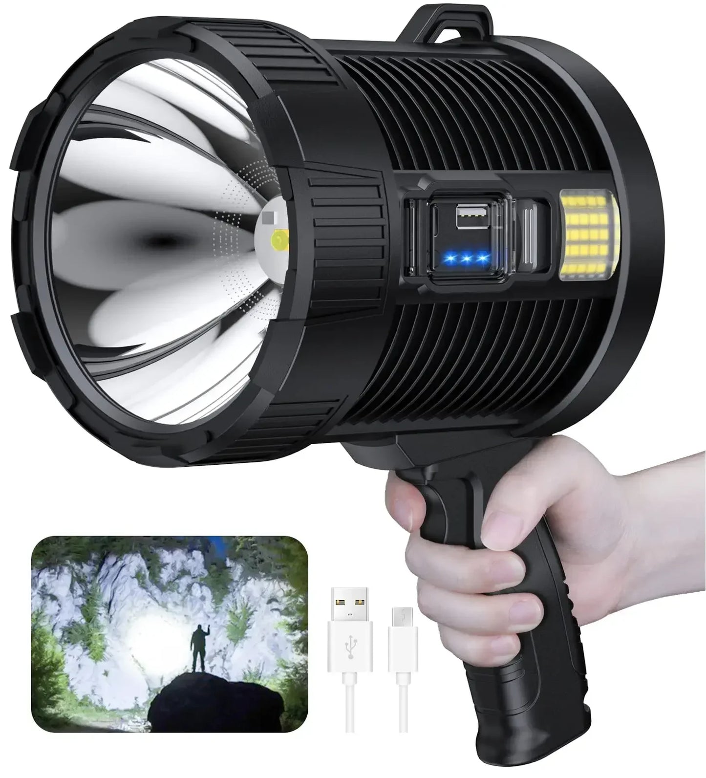 Rechargeable Spotlight 900000 Lumens