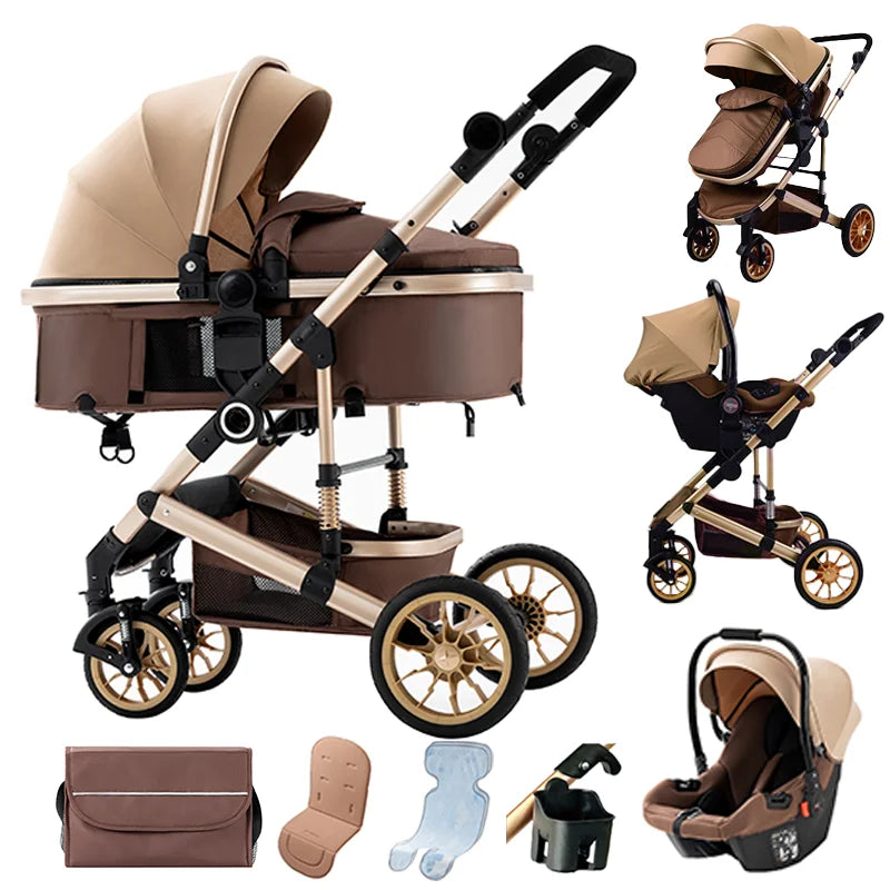 Baby Stroller 3 in 1 Newborn Baby carriage