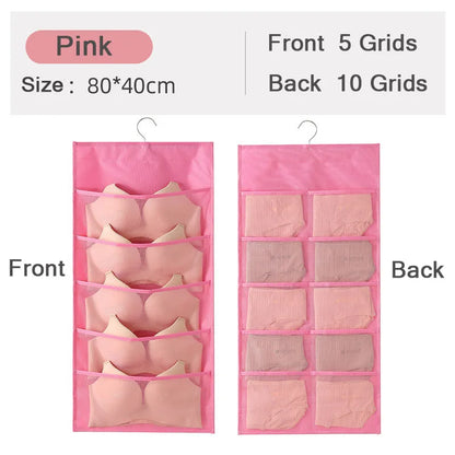 Non-Woven Double-Sided Underwear Storage Bag Wardrobe