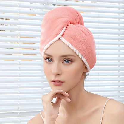 New Thickened Double Layer Hair Drying Cap