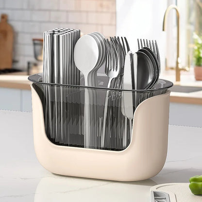 Kitchen Chopstick Drain Storage Basket