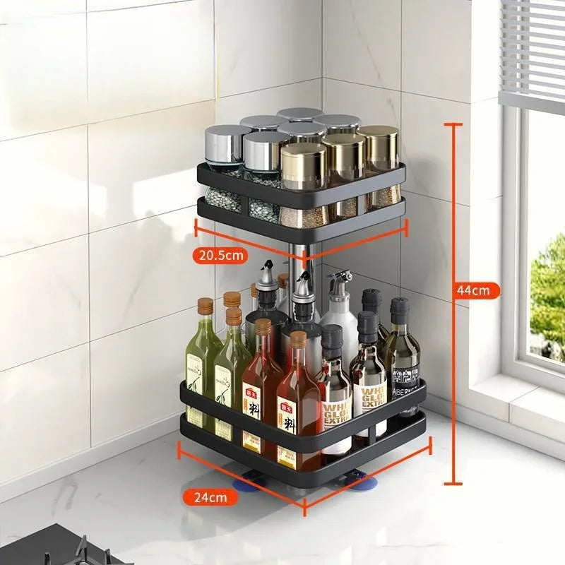 360°Rotation Spice Rack