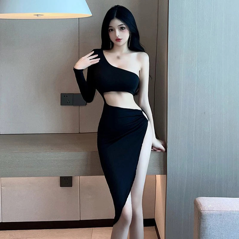 Casual Backless Pure Desire Style Sexy Dress