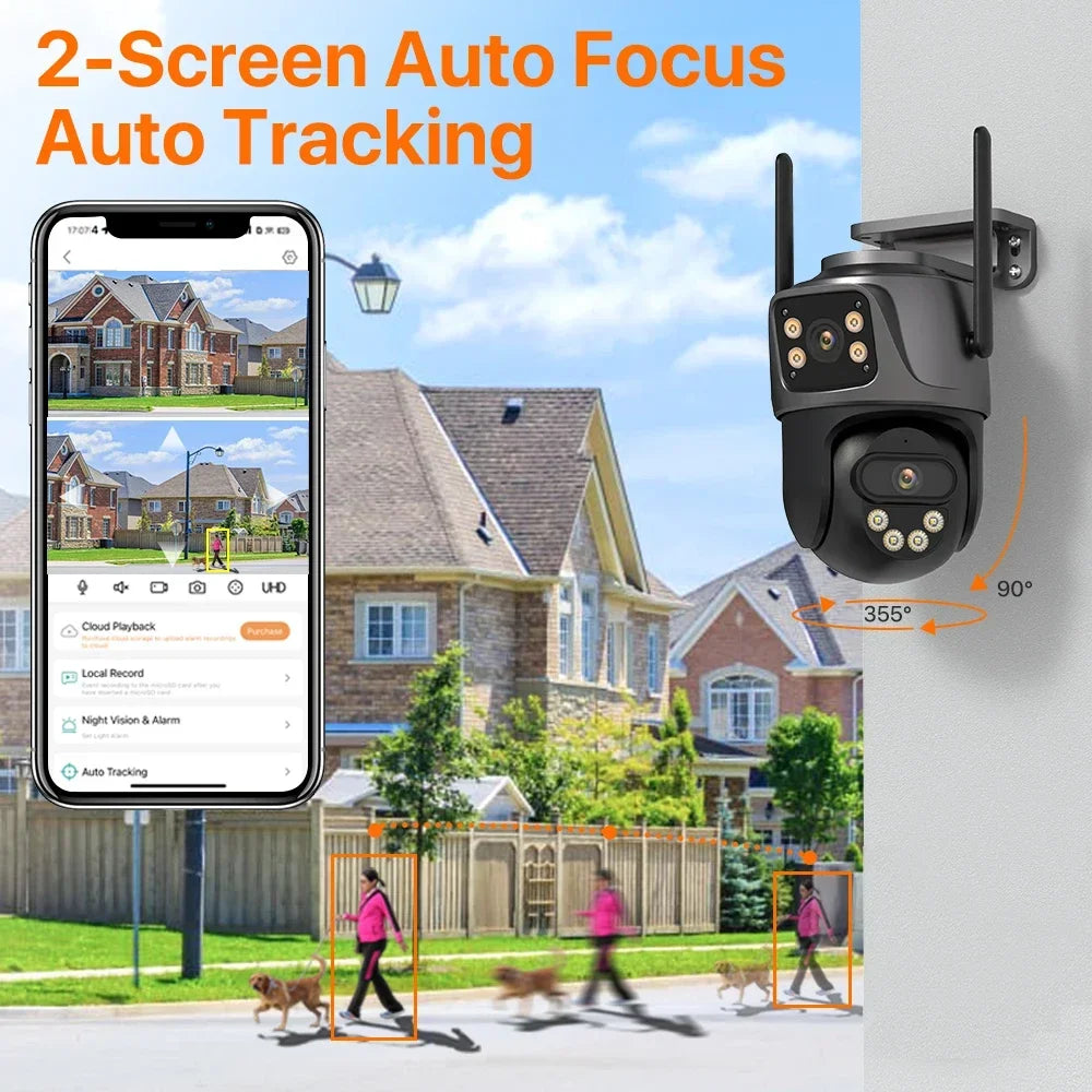 4K 8MP PTZ WIFI Camera