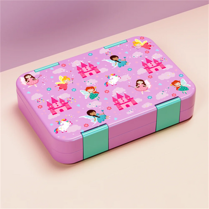 Adorable Pattern Kids Lunch Box Portable Divided