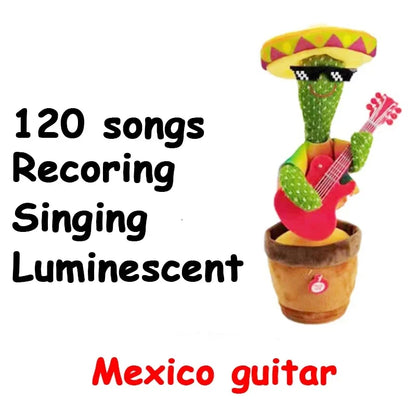 Dancing Cactus Repeat Talking Toy Electronic Plush Toys