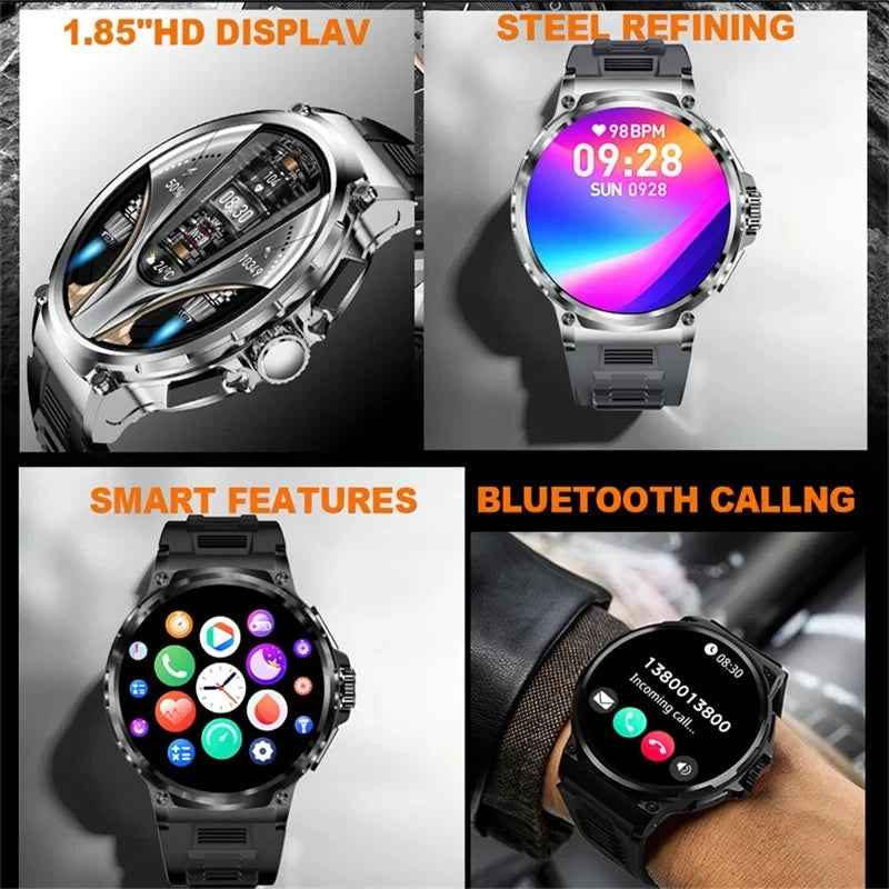 New 1.85-inch Ultra HD Smart Watch GPS