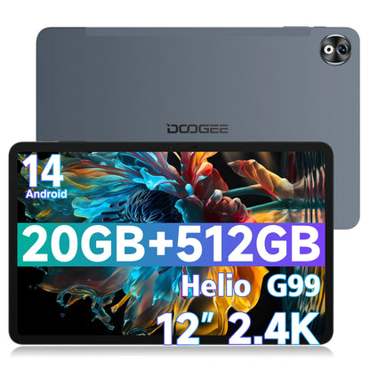 DOOGEE T40 Pro Tablet 12 ''IPS 2.4K 20GB 512GB Android 1410800mAh