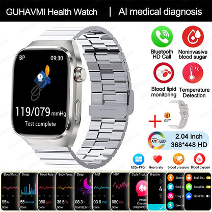 2024 New Uric Acid Blood Fat Smartwatch