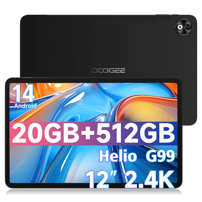 DOOGEE T40 Pro Tablet 12 ''IPS 2.4K 20GB 512GB Android 1410800mAh