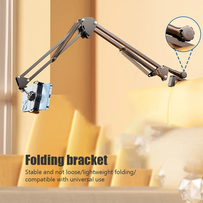 360° Rotating Long Arm Phone Tablet Holder