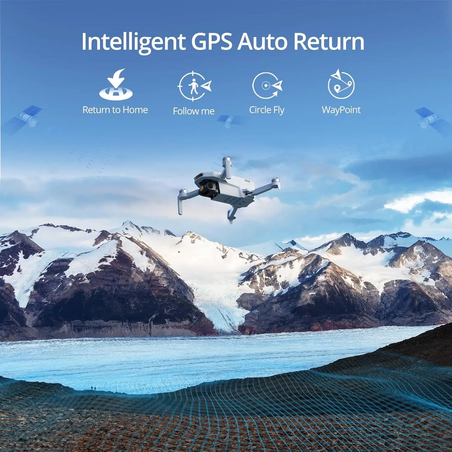 Potensic C0 Single Axis Gimbal 4K GPS Drone