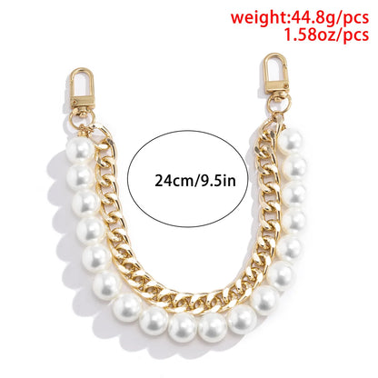 24cm Pearls Chain Strap For Handbag Fashion Accessories For Handbags Handles