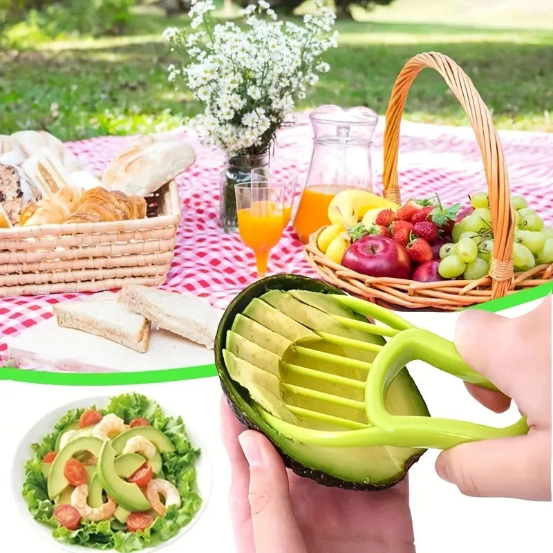 Multifunctional 3 in 1 Avocado Slicer