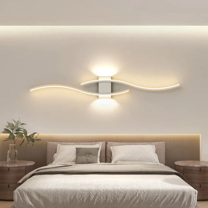 Moder LED Wall Lamp Long Strip Wall Lamps TV Background