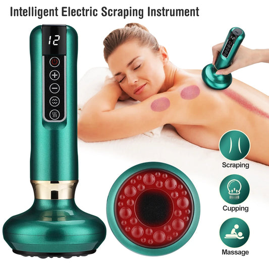 Electric Cupping Massager Vacuum Suction Cup GuaSha