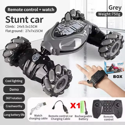 4WD RC Drift Car With Music Led Lights 2.4G Gesture Radio Remote Control