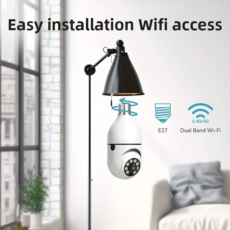 2Pc Ease Life APP-Light Bulb Security Cameras