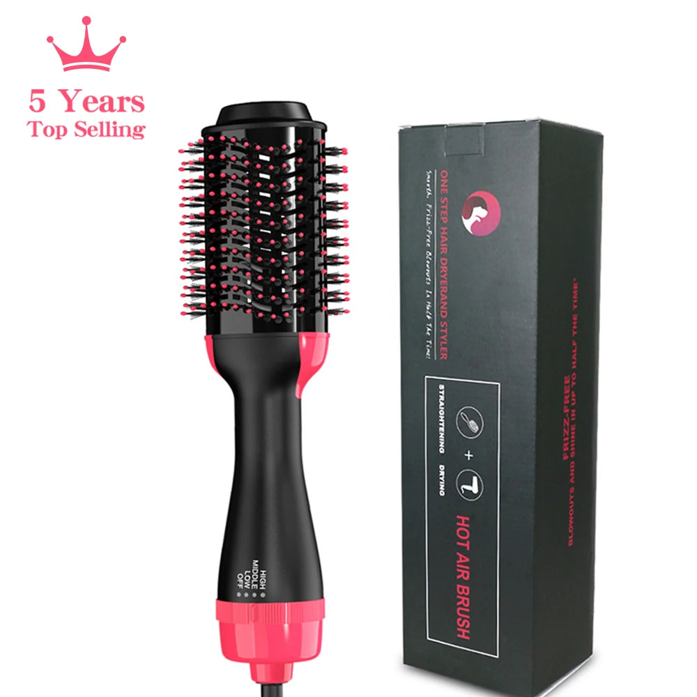 LISAPRO 3 IN 1 Hot Air Brush One-Step Hair Dryer And Volumizer