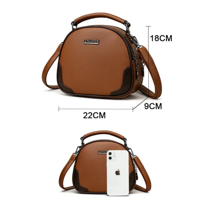 2023 Trendy High-quality Soft Leather Shoulder Crossbody