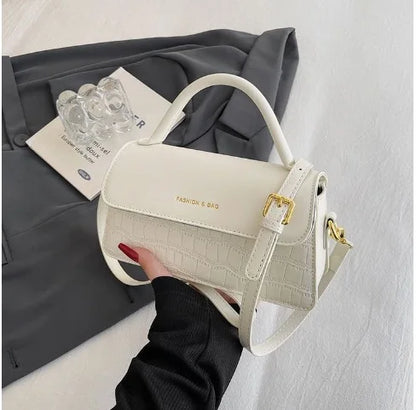 Simple Handbag For Women PU Leather Shoulder Bag