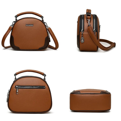 2023 Trendy High-quality Soft Leather Shoulder Crossbody