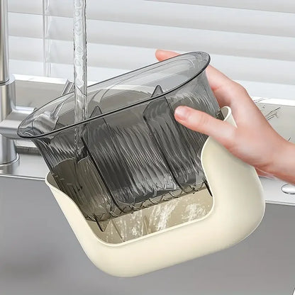 Kitchen Chopstick Drain Storage Basket