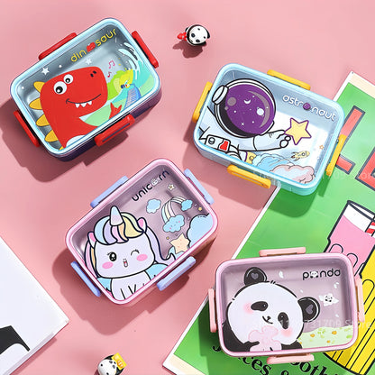 Cute Lunch Box for Kids Girls Boys With Compartments Bento