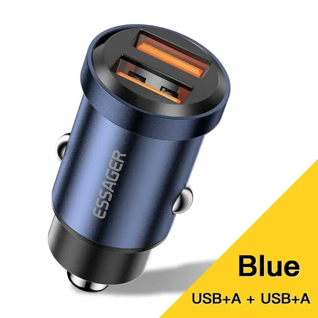 Essager 30W 5A QC PD 3.0 SCP USB Car Charger