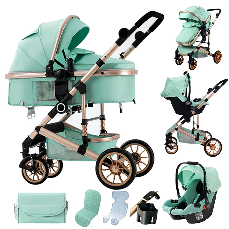 Baby Stroller 3 in 1 Newborn Baby carriage