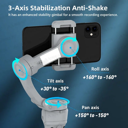 AXNEN Smart 3-Axis Handheld Gimbal