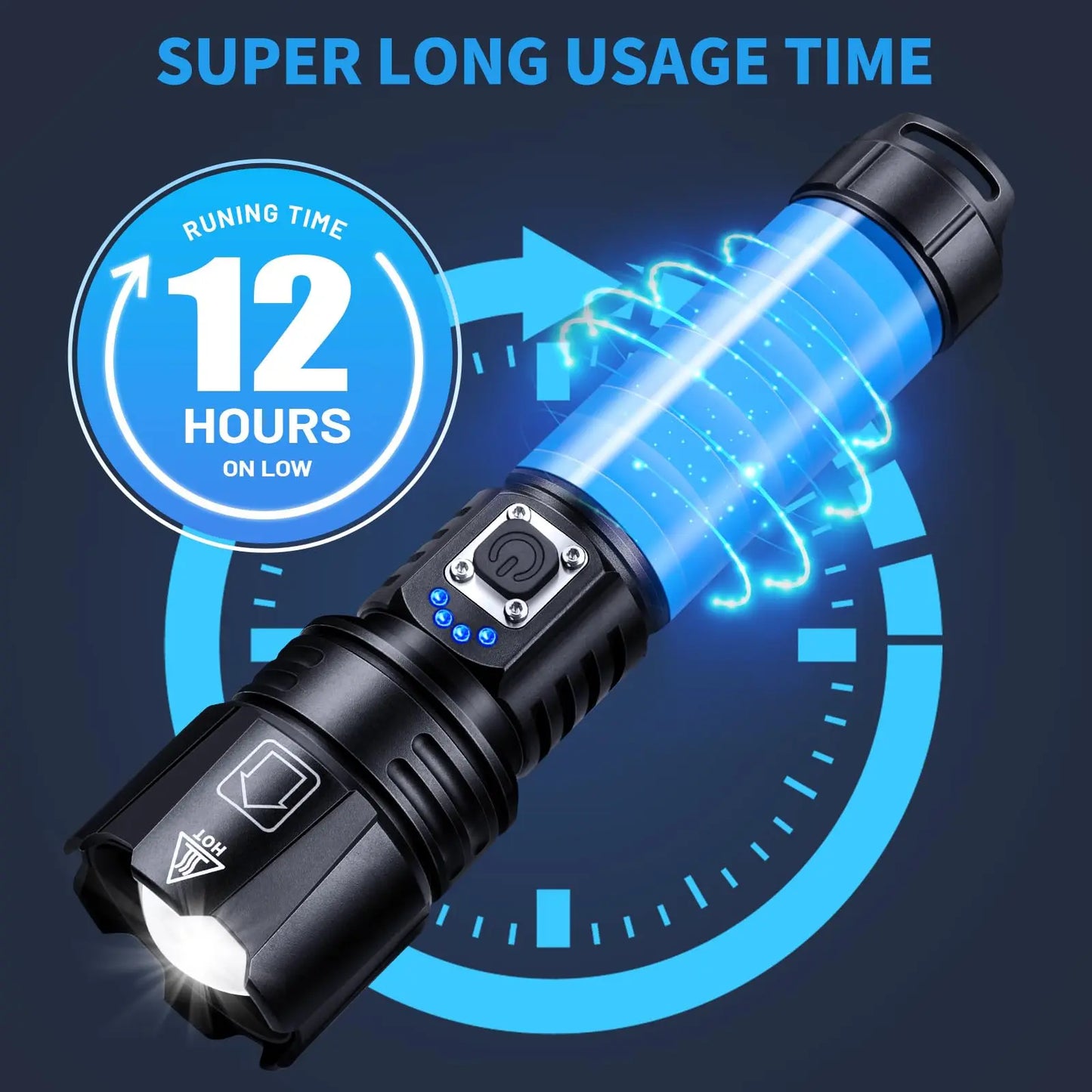 Rechargeable Flashlights High Lumens