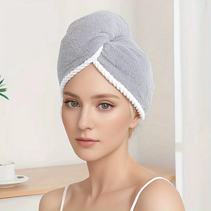 New Thickened Double Layer Hair Drying Cap