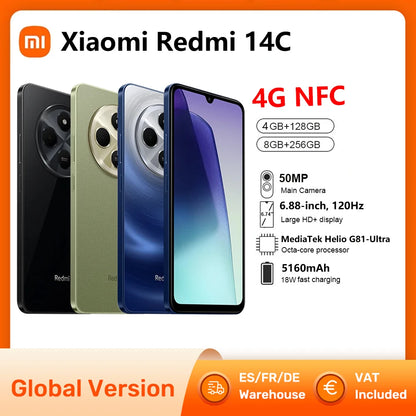 Global Version Xiaomi Redmi 14C Smartphone