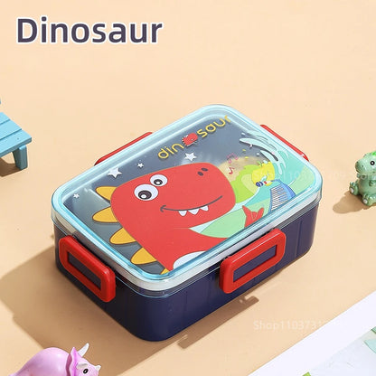 Cute Lunch Box for Kids Girls Boys With Compartments Bento