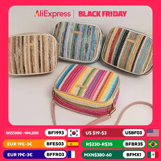 trendy ladies bags, fashionable and artistic weaving